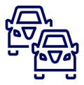 Icon of two vehicles